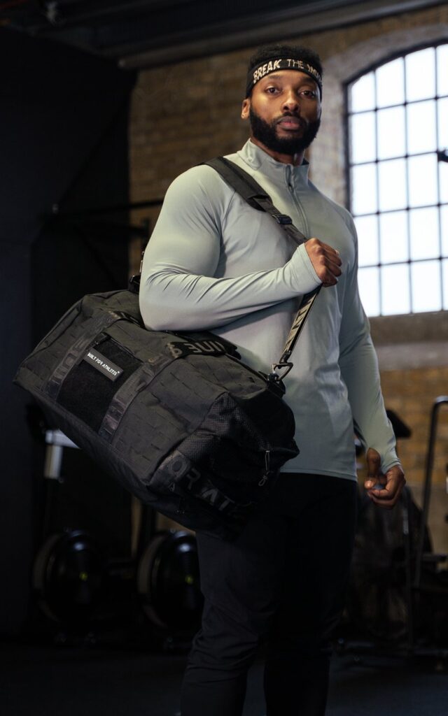built for athletes duffel bag